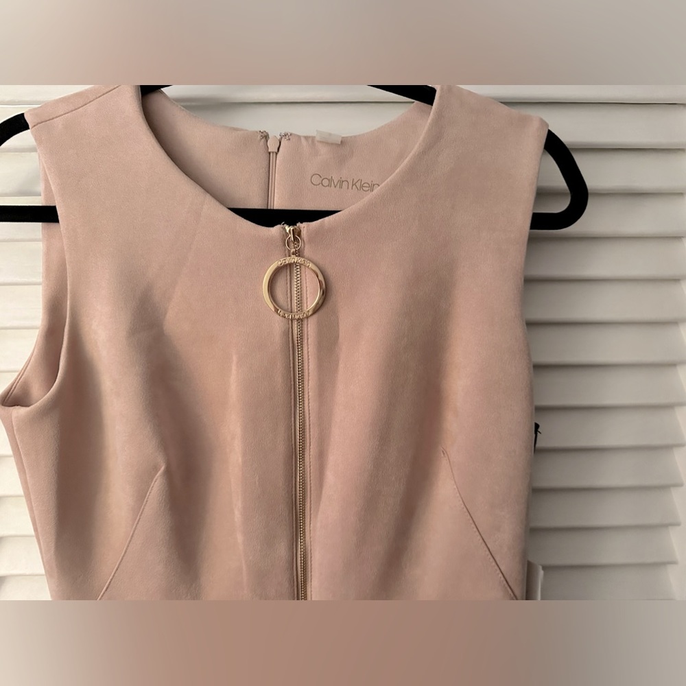 NOT FOR SALE ……Calvin Klein blush pink dress